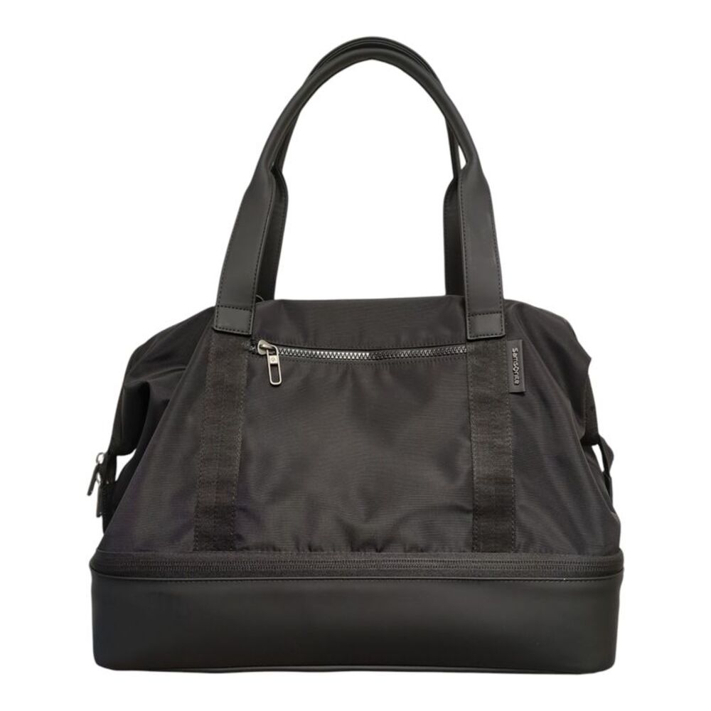 Samsonite Drop-Bottom Weekender Duffel, with Detachable Padded Strap - Black